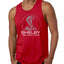 Shelby Cobra USA Logo Emblem Powered by Ford Motors Cars and Trucks Mens Tank Top