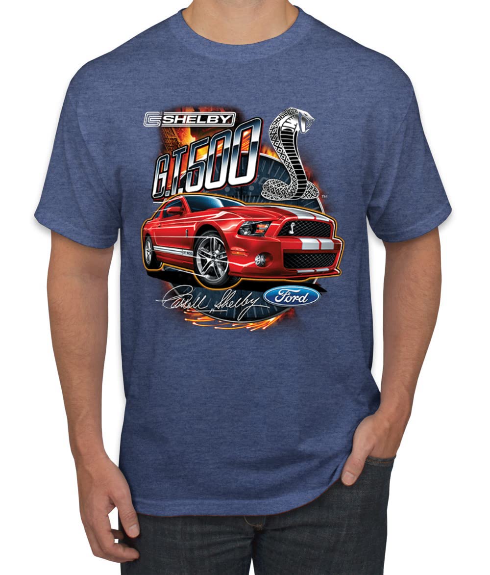 Shelby GT500 Cobra Official Ford Motors Design Cars and Trucks Men's Graphic T-Shirt