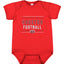 College Football Fan Shirt, Vintage Distressed Field, Retro USA Sports Baby Creeper Boys Girls Infant Bodysuit