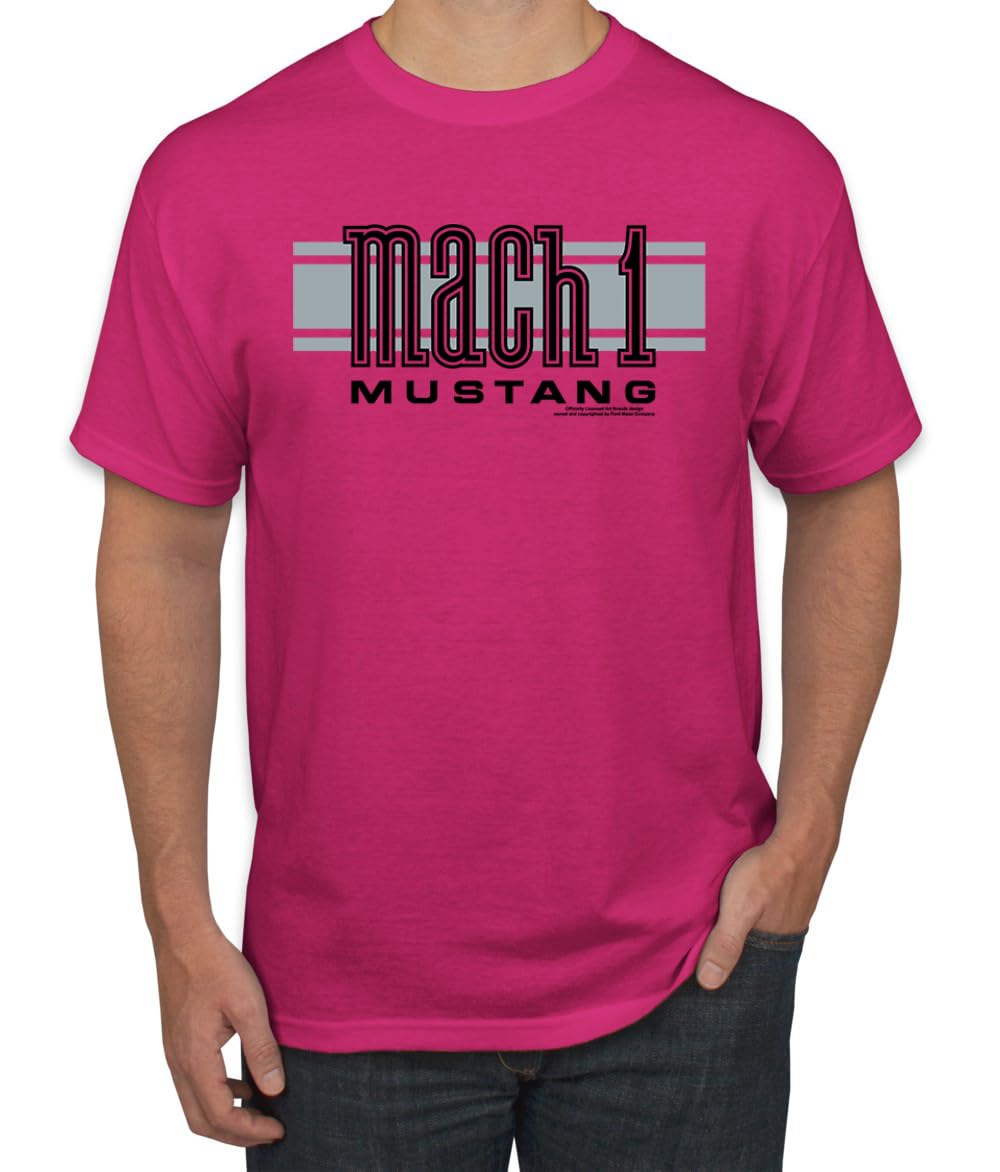 Mach 1 Ford Mustang Classic Racing Stripe Logo Cars and Trucks T-Shirt