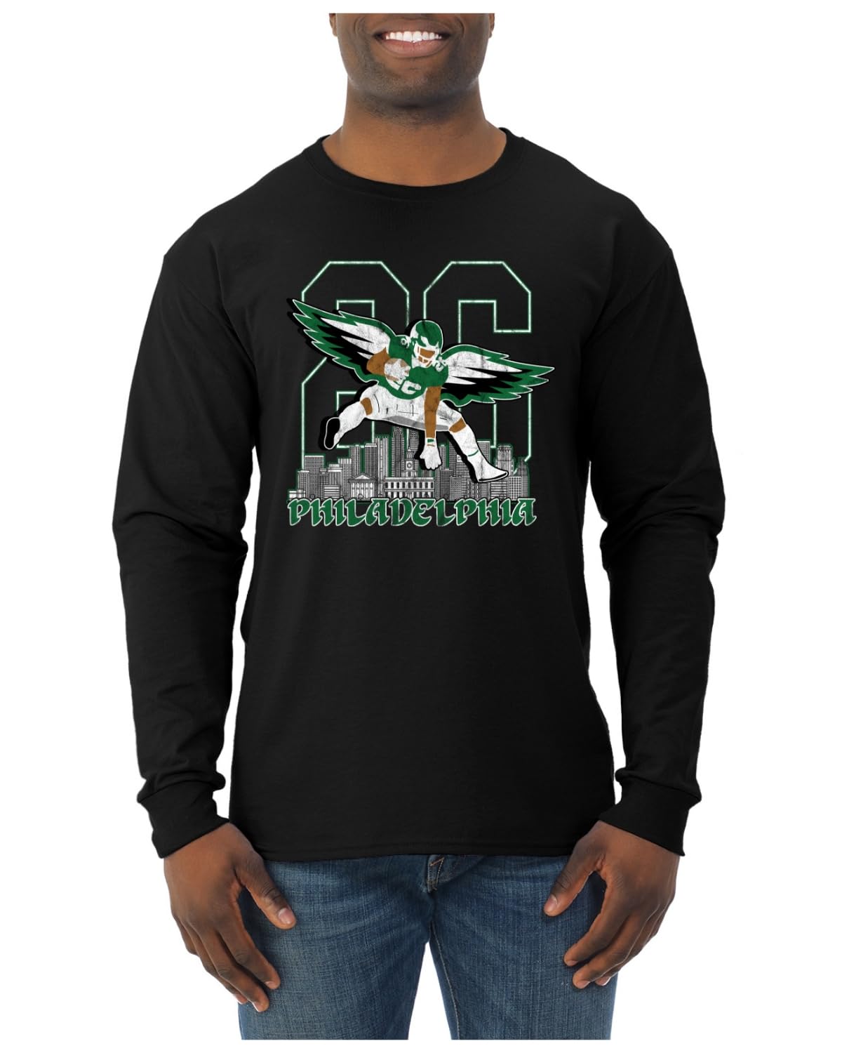 Phil Fan Fantasy Football Sports Mens Long Sleeve Shirt