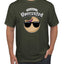 Unbothered and Uncrusted Funny PB&J Sandwich Sunglasses Humor Men's T-Shirt