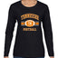 College Football Fan Vintage American Team Design, Retro USA Sports Women's Long Sleeve T-Shirt