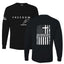 Freedom Cross, Christian Patriotic Men's Long Sleeve Shirt, Charlie Kirk Merch