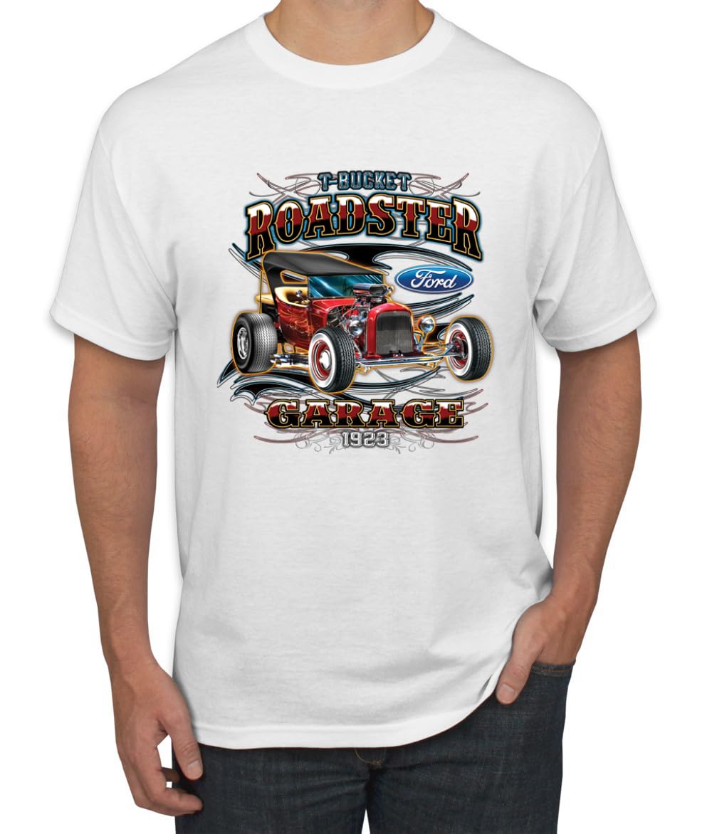 Ford Retro T-Bucket Roadster 1923 Vintage Garage Motors Cars and Trucks Men's T-Shirt
