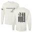 Freedom Cross, Christian Patriotic Men's Long Sleeve Shirt, Charlie Kirk Merch