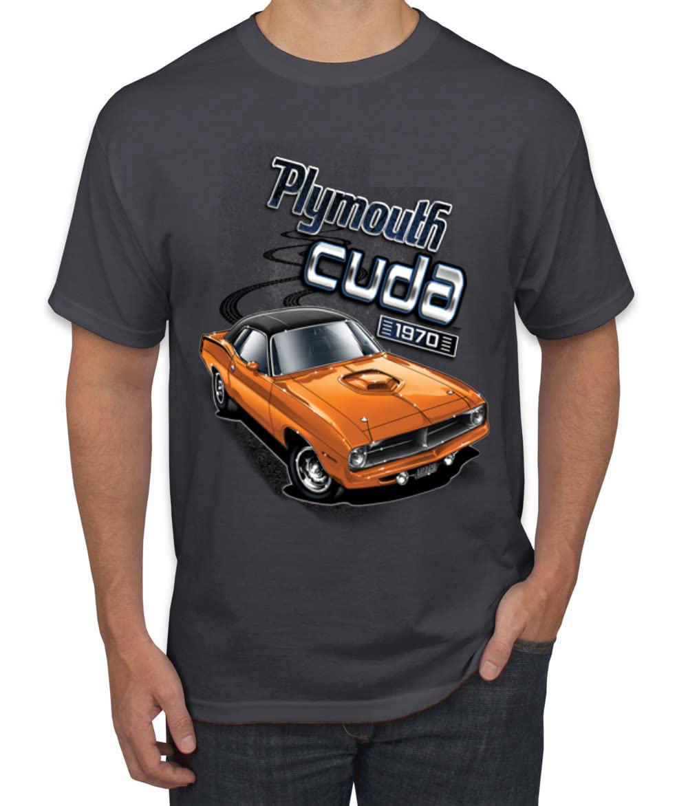 Plymouth Cuda 1970 Vintage Classic American Made Cars and Trucks Men's Graphic T-Shirt