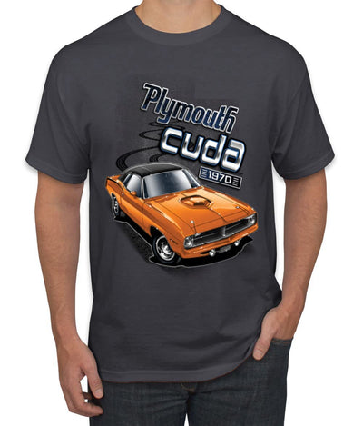 Plymouth Cuda 1970 Vintage Classic American Made Cars and Trucks Men's Graphic T-Shirt