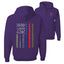 No One Fights Alone First Responder Hoodie Dispatcher EMS Corrections Police Fire Military Unity Hooded Sweatshirt