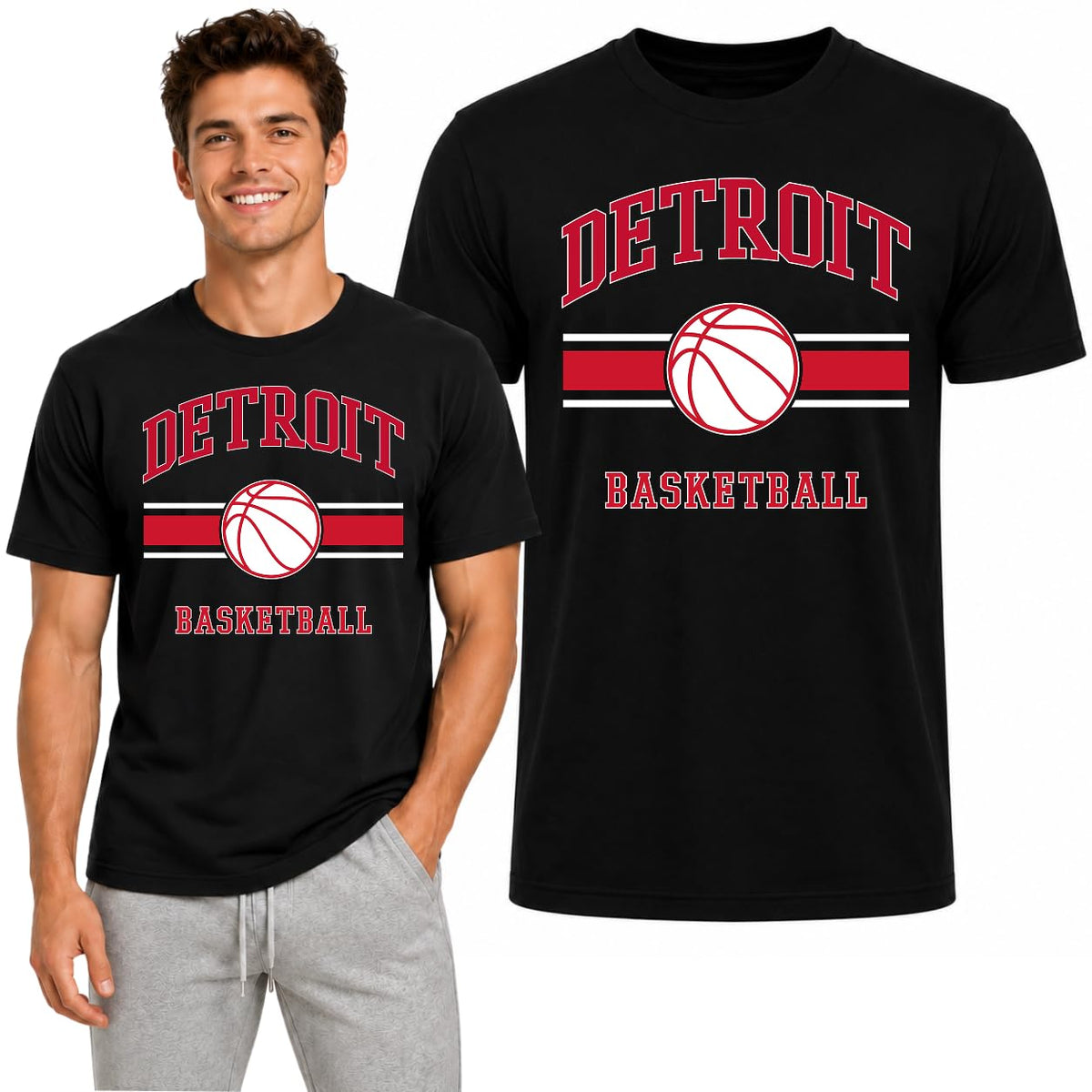 Basketball Fantasy Fan Sports Unisex Light Cotton Tee for Men Women Fans Sports