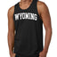 State of Wyoming College Style Fashion Mens Tank Top