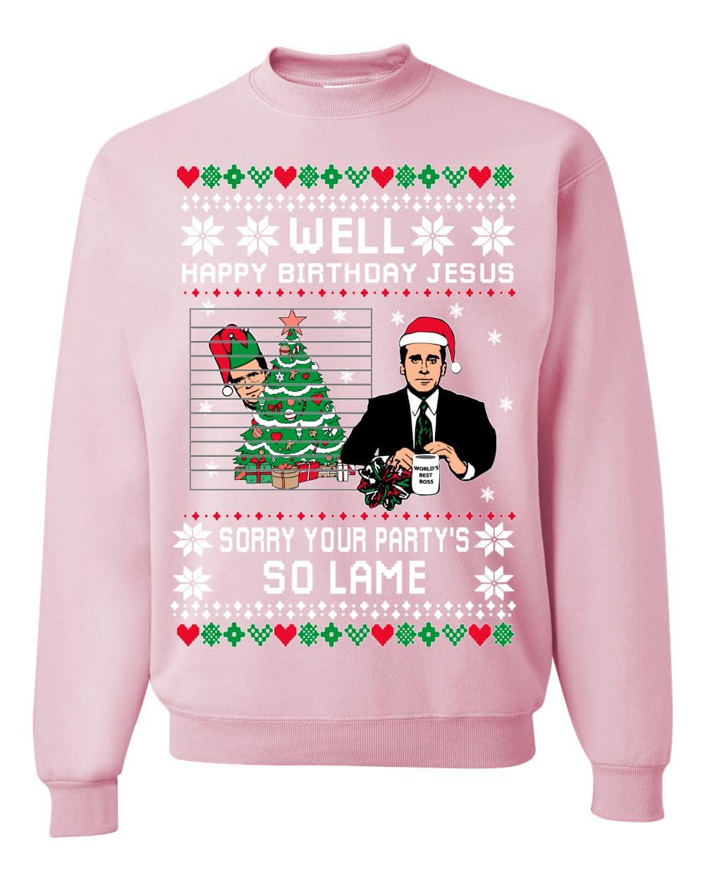 Well Happy Birthday Jesus Ugly Christmas Sweater Mens Womens Sweatshirt