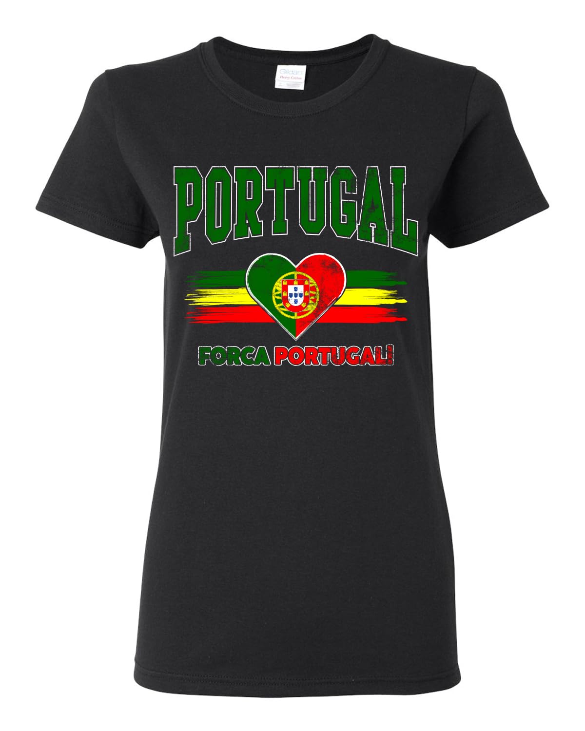 Flag Heart Soccer Fan | Women's Novelty Shirt | Game Day Gift for Her T-Shirt