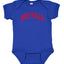 Classic Varsity College Style Fantasy Fan, Trendy Team Streetwear Sports Baby Creeper Boys Girls Infant Bodysuit