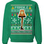 Fragile Leg Lamp Ugly Christmas Sweater Unisex Crewneck Graphic Sweatshirt