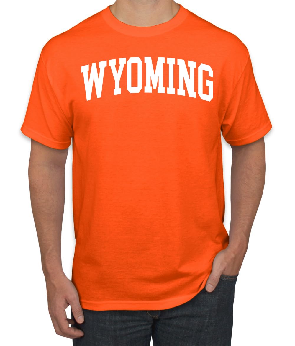 State of Wyoming College Style Fashion Men's T-Shirt