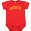 Classic Varsity College Style Fantasy Fan, Trendy Team Streetwear Sports Baby Creeper Boys Girls Infant Bodysuit