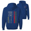 No One Fights Alone First Responder Hoodie Dispatcher EMS Corrections Police Fire Military Unity Hooded Sweatshirt