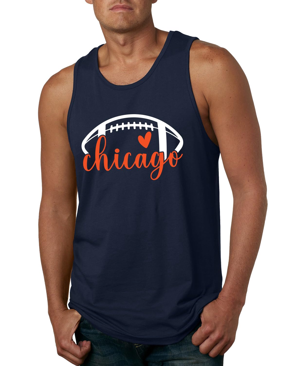 Chicago Fan | CHI Hometown City Fantasy Football Sports Mens Tank Top