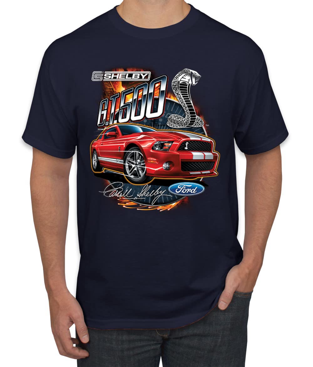 Shelby GT500 Cobra Official Ford Motors Design Cars and Trucks Men's Graphic T-Shirt