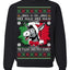 Funny Italian Christmas Donkey Ugly Christmas Sweater Crewneck Sweatshirt