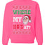 Where my Hos At Santa Ugly Christmas Sweater Unisex Crewneck Sweatshirt