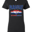 Flag Heart Soccer Fan | Women's Novelty Shirt | Game Day Gift for Her T-Shirt
