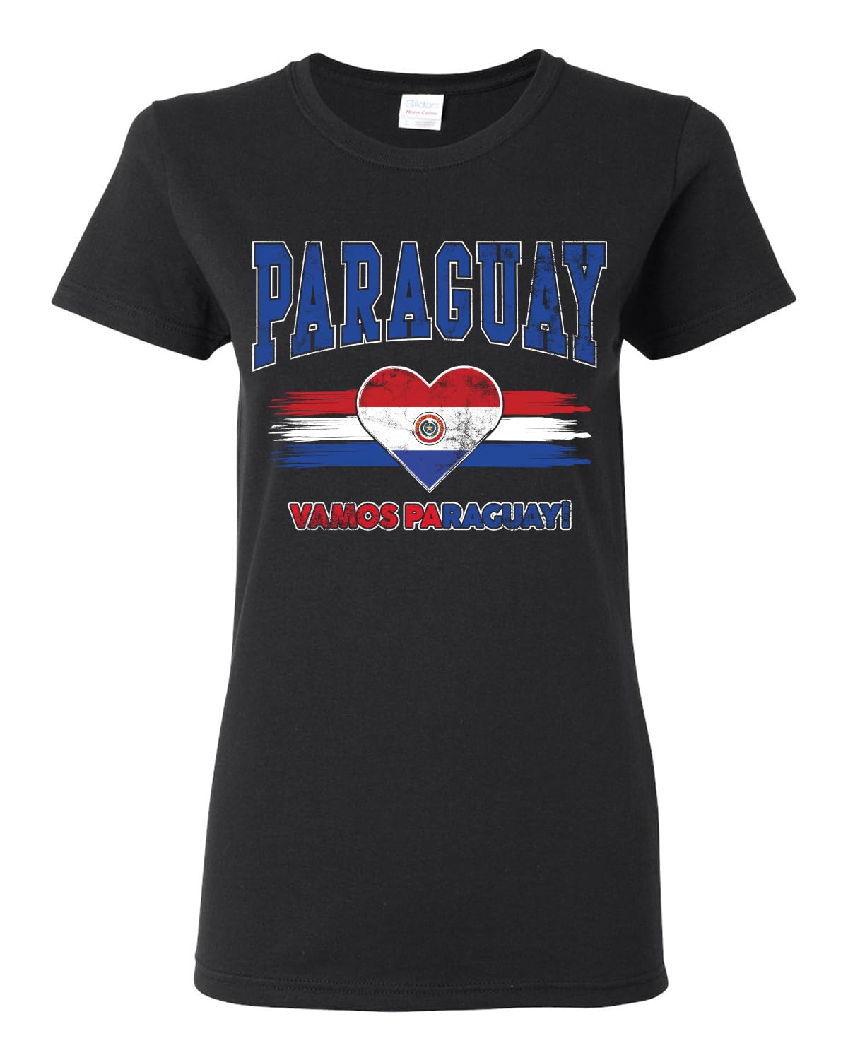 Flag Heart Soccer Fan | Women's Novelty Shirt | Game Day Gift for Her T-Shirt