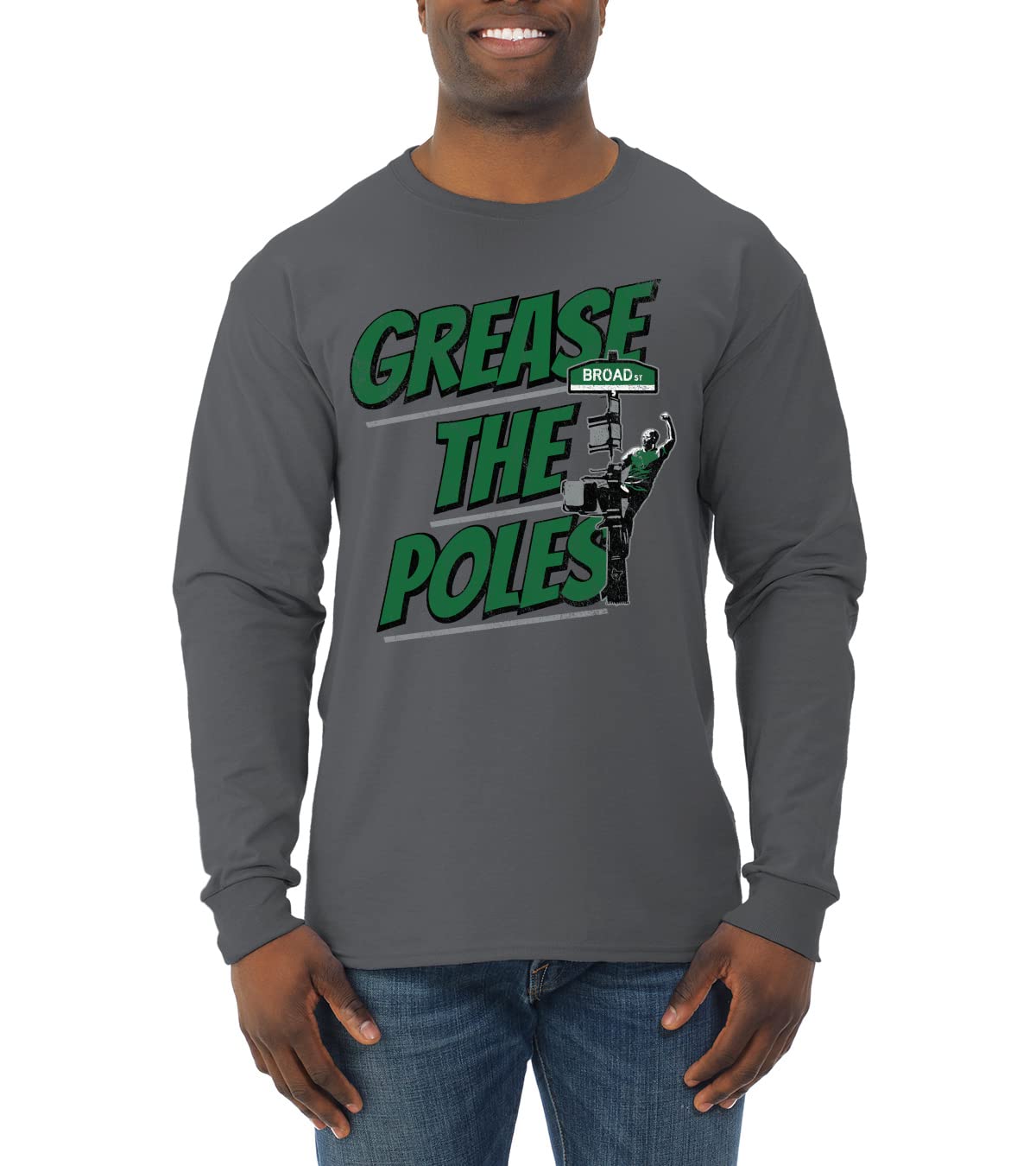 Phil Fan Fantasy Football Sports Mens Long Sleeve Shirt