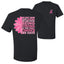 Breast Cancer Awareness Faith Pink Ribbon Sunflower Front and Back Unisex T-Shirt