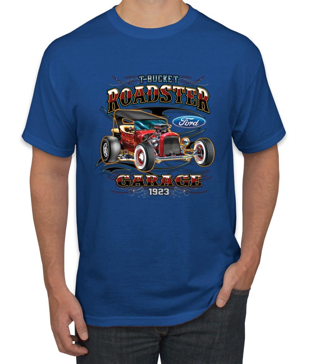 Ford Retro T-Bucket Roadster 1923 Vintage Garage Motors Cars and Trucks Men's T-Shirt