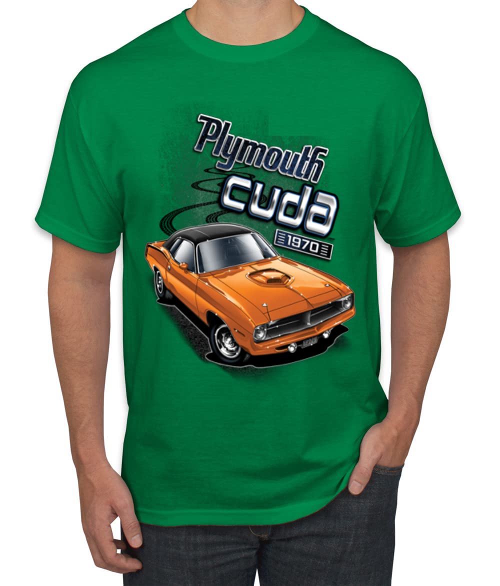 Plymouth Cuda 1970 Vintage Classic American Made Cars and Trucks Men's Graphic T-Shirt
