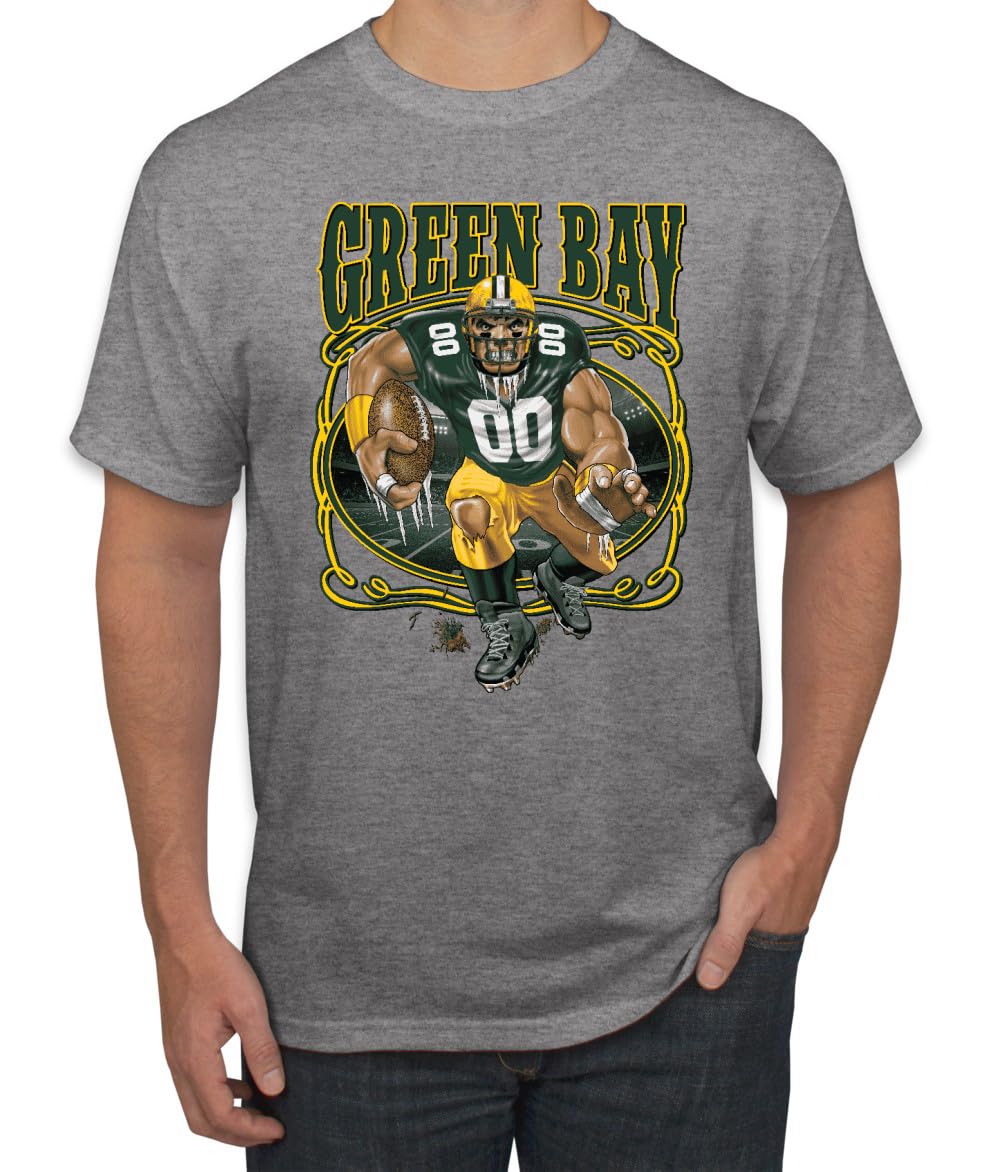 Green Bay Fan | GB Fantasy Football Sports Men's T-Shirt