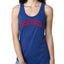 Classic Varsity College Style Fantasy Fan, Trendy Team Streetwear Sports Ladies Racerback Tank Top