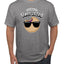 Unbothered and Uncrusted Funny PB&J Sandwich Sunglasses Humor Men's T-Shirt