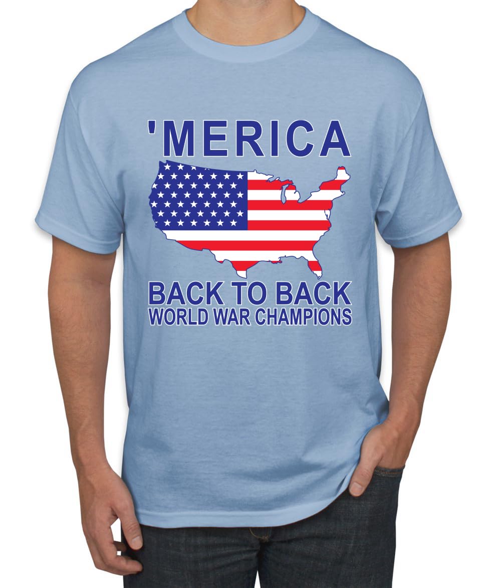 Back to Back World War Champs Pro USA American Pride Men's T-Shirt