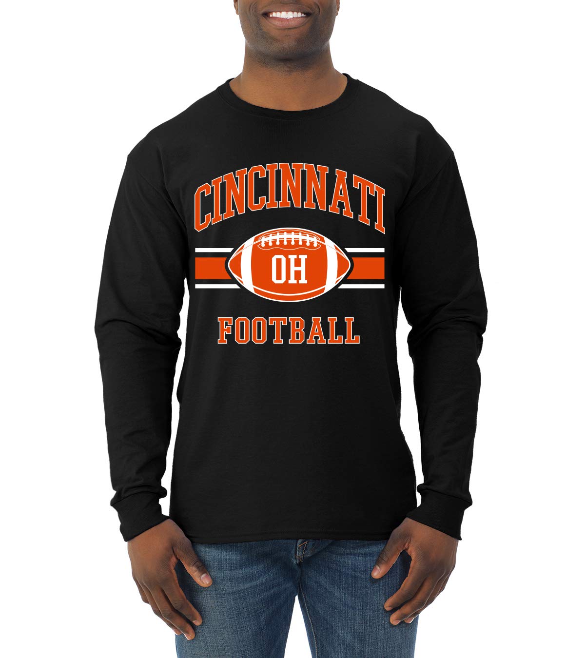 City of Arizona ARI American Football Fantasy Fan Sports Mens Long Sleeve Shirt