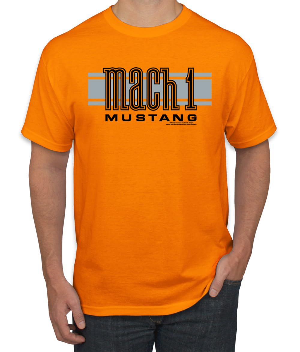Mach 1 Ford Mustang Classic Racing Stripe Logo Cars and Trucks T-Shirt