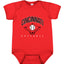 American Baseball Fan Vintage Distressed Field Sports Gift Baby Short-Sleeve Bodysuit