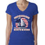 Funny Island Pop Culture Womens Junior Fit V-Neck Tee