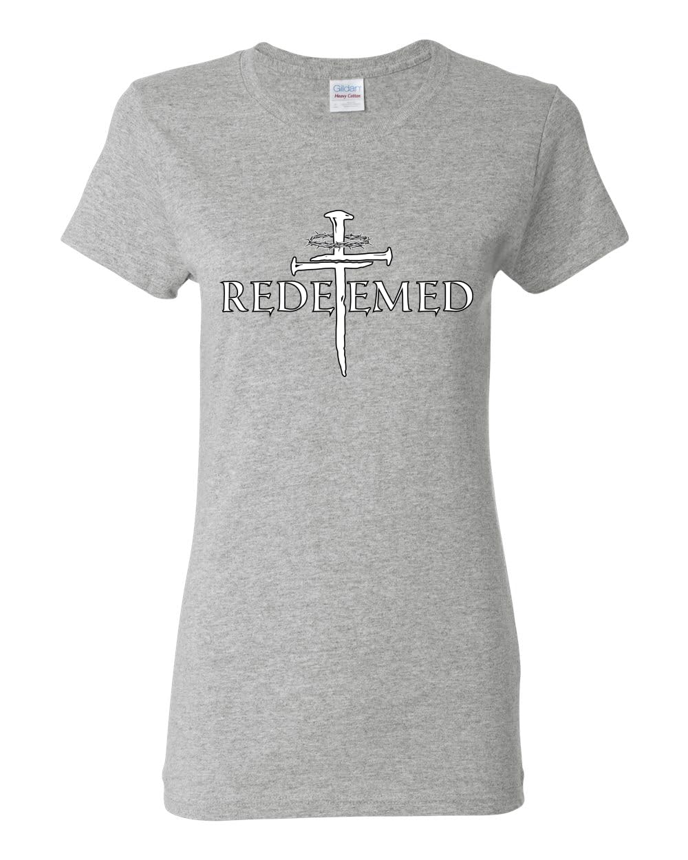 Redeemed Cross Jesus Christ Nails Inspirational/Christian Womens Graphic T-Shirt