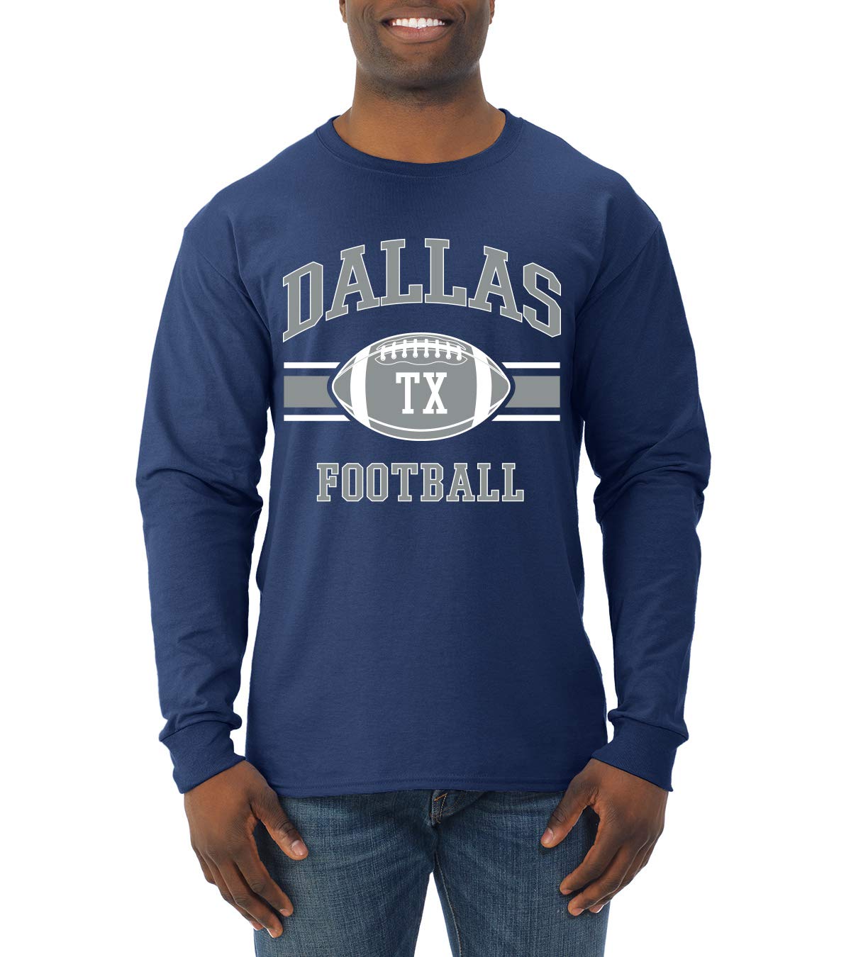 City of Arizona ARI American Football Fantasy Fan Sports Mens Long Sleeve Shirt