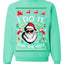 I Do It for the Hos Funny Santa Ugly Christmas Sweater Crewneck Sweatshirt