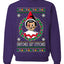 Snitches Get Stitches Ugly Christmas Sweater Unisex Crewneck Sweatshirt