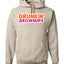 Drunkin' Grownups America Runs on Alcohol Parody Humor Unisex Hoodie Sweatshirt