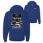 Ford Trucks F150 Pickup Front Back Cars and Trucks Graphic Zip Up Hoodie Sweatshirt