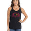 Football Hometown Fan Heart Script Writing Sports Tri-Blend Racerback Tank Top
