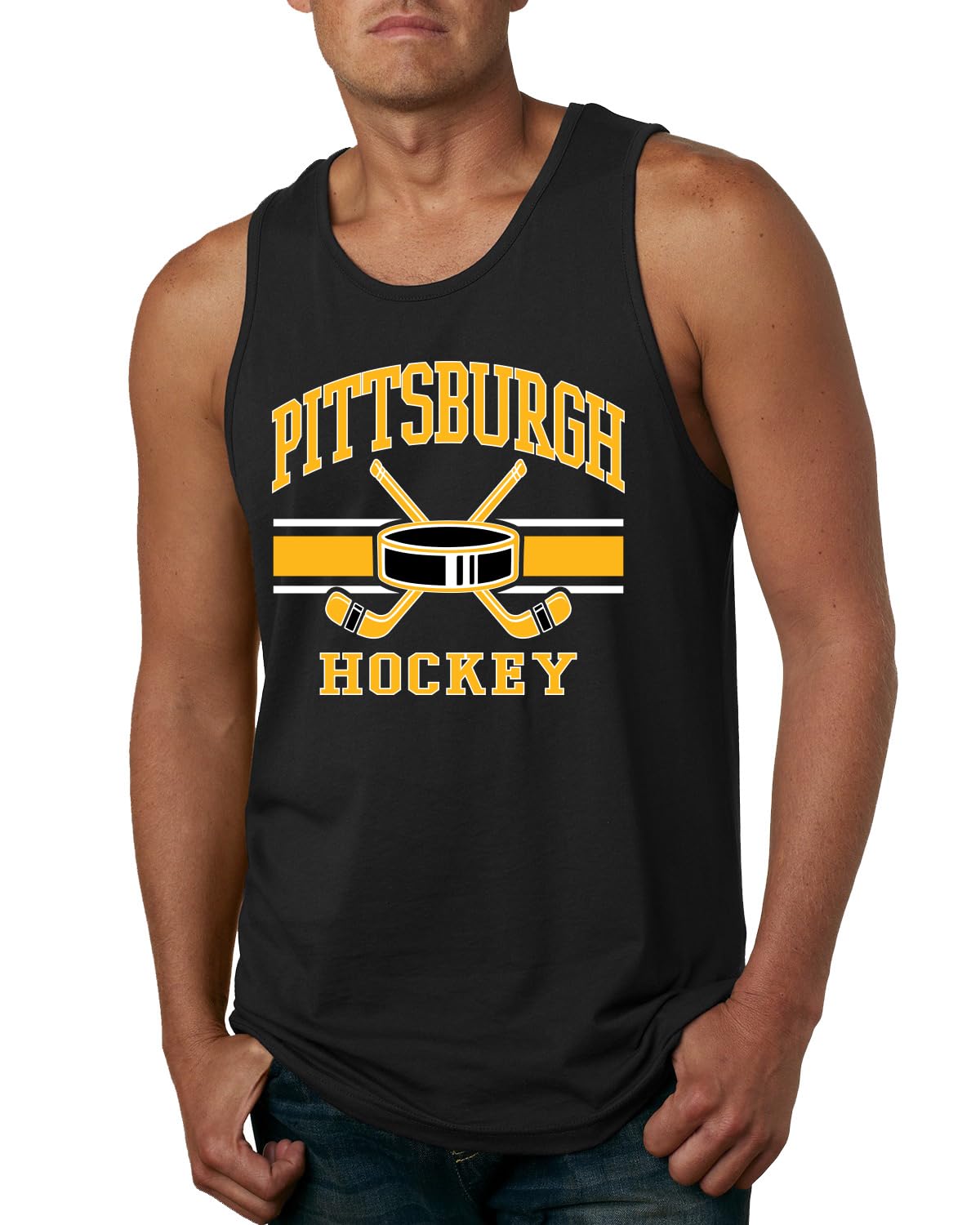 Hometown Fan Team Pride | Fantasy Hockey Fans Sports Mens Tank Top