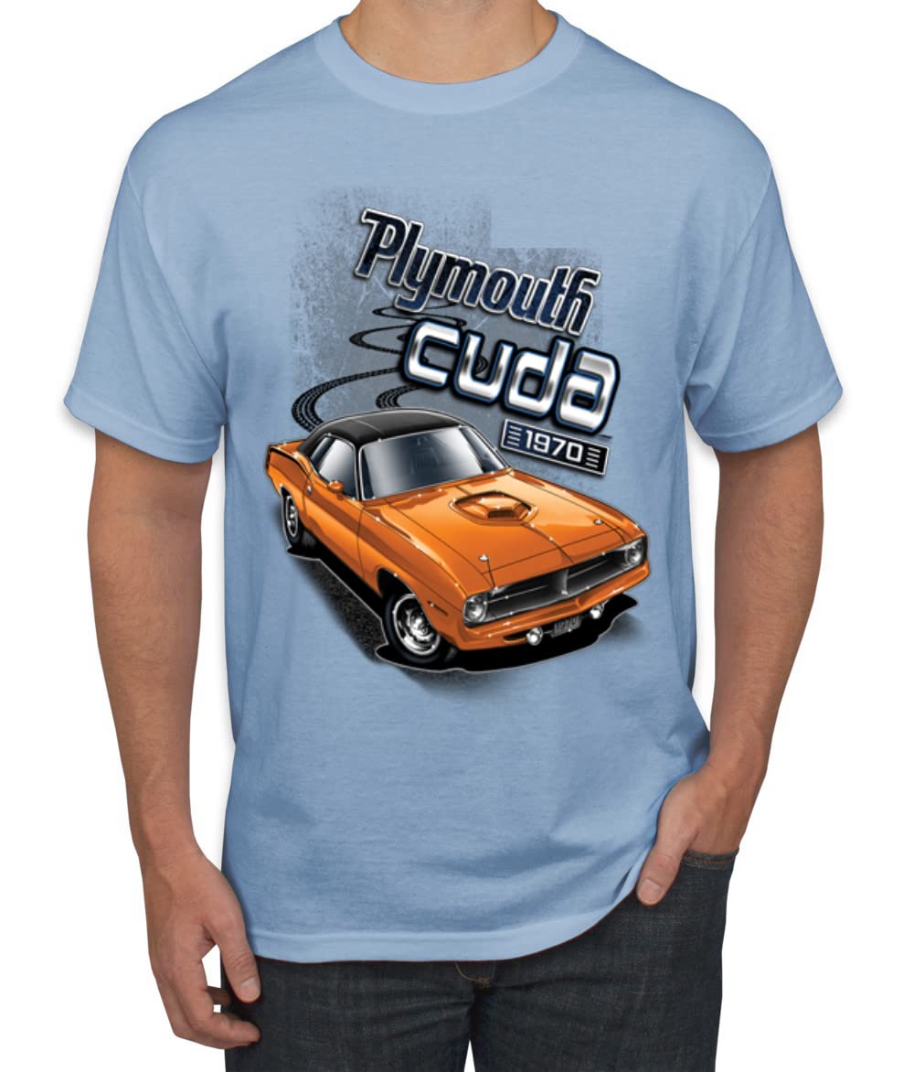 Plymouth Cuda 1970 Vintage Classic American Made Cars and Trucks Men's Graphic T-Shirt