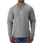 Redeemed Cross Jesus Christ Nails Inspirational/Christian Faith Mens Long Sleeve Shirt